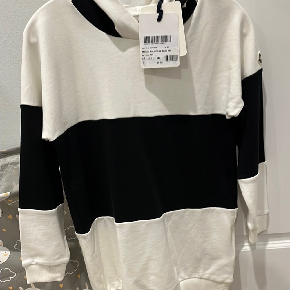 Moncler Kids Black and White Jersey